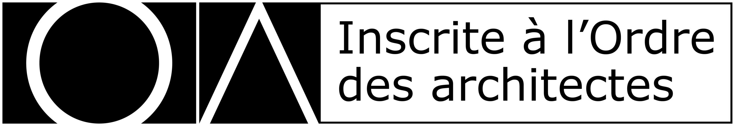 Logo Ordre des architectes